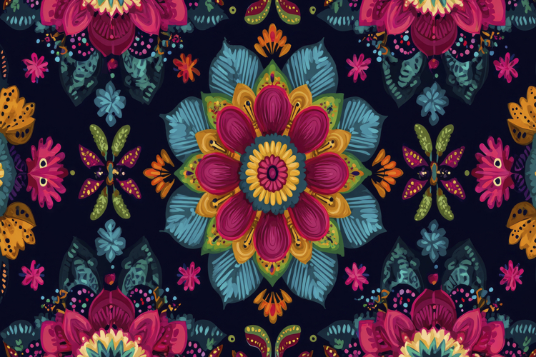 Colorful Mandala Art Background