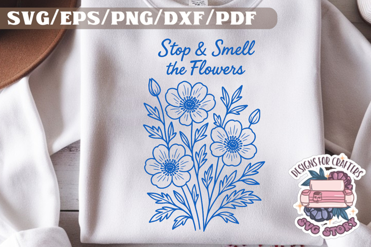 Boho Floral Svg Image 19