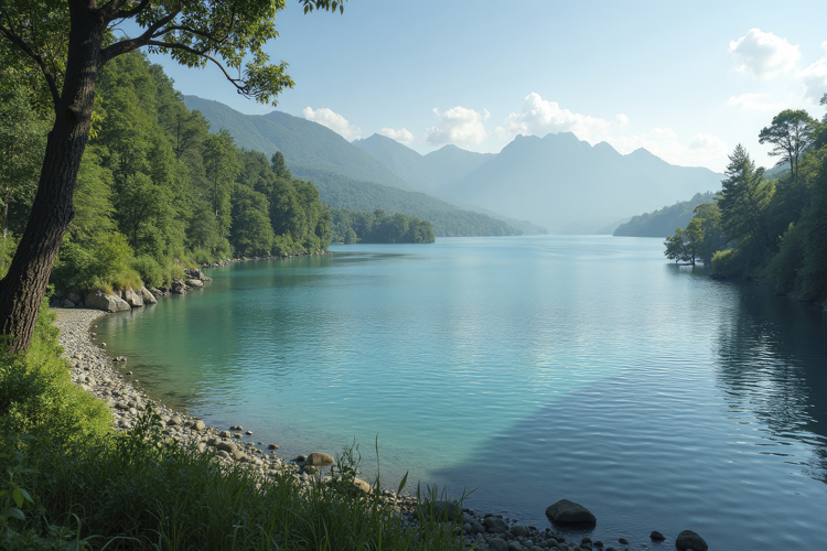 Lake Background Wallpaper