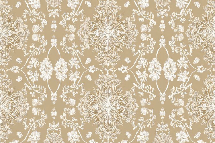 Intricate Floral Pattern Background Wallpaper