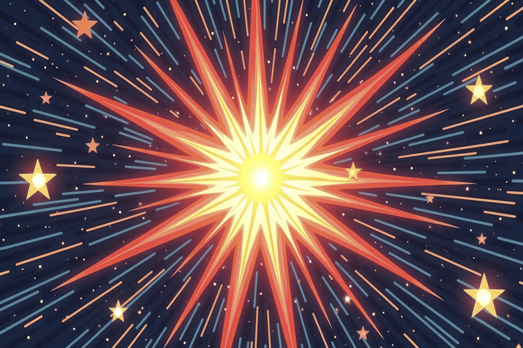 Starburst Effect Background Wallpaper