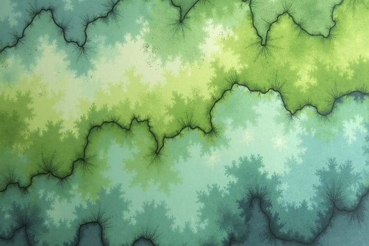 Fractal Pattern Background Wallpaper
