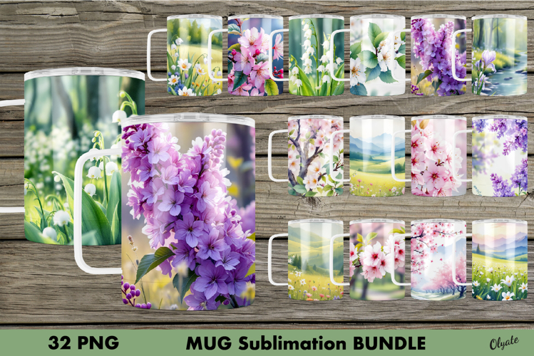 Mug Spring Sublimation Bundle