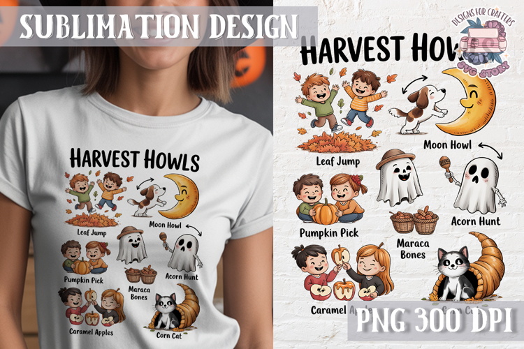 Cute Halloween Clipart PNG Sublimation Cozy Ideas Tshirt