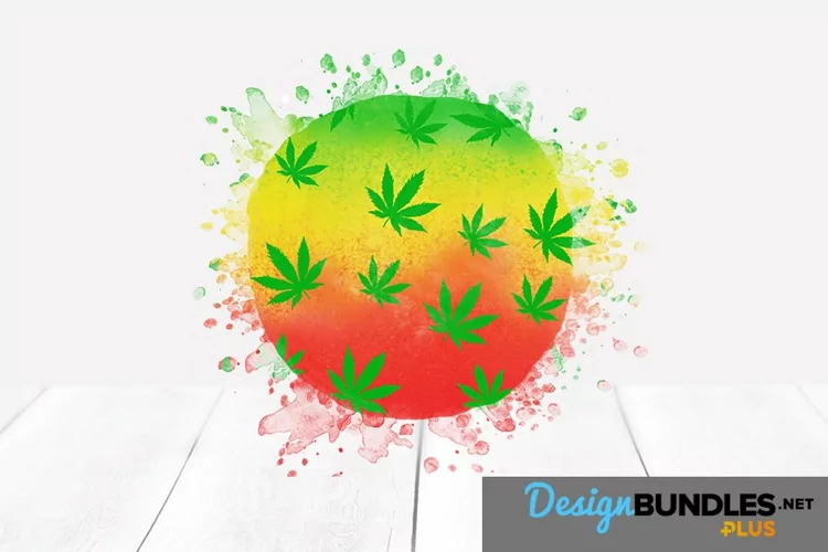 Cannabis Sublimation Background