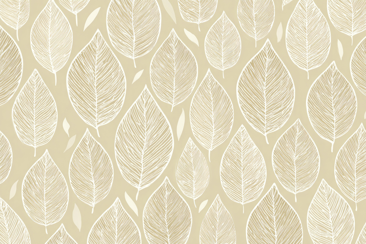 Tropical Leaves Pattern Background