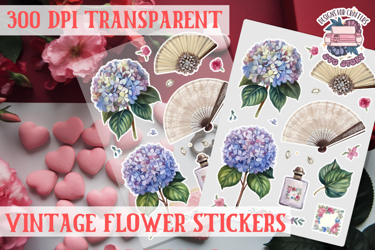 Retro Flowers Svg
