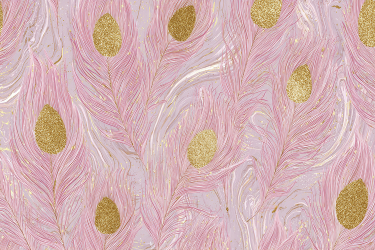 Pink And Gold Background Image 3