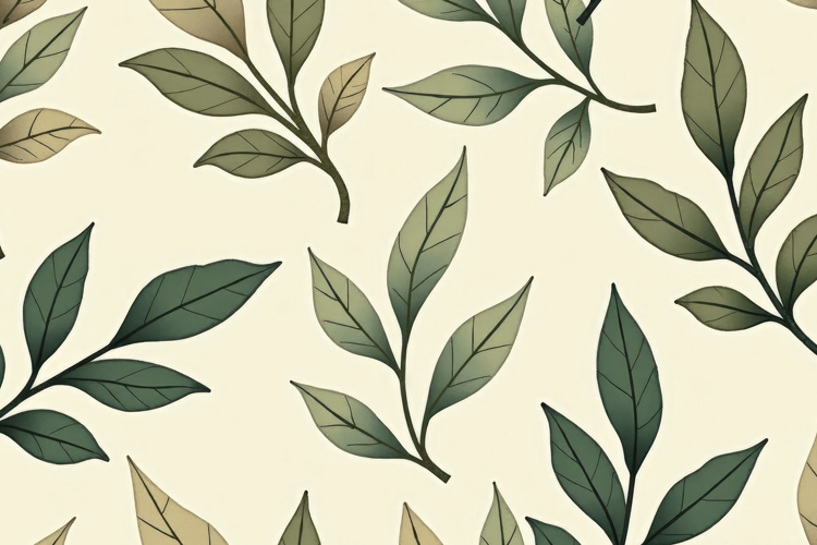 Green Leaves Pattern Background