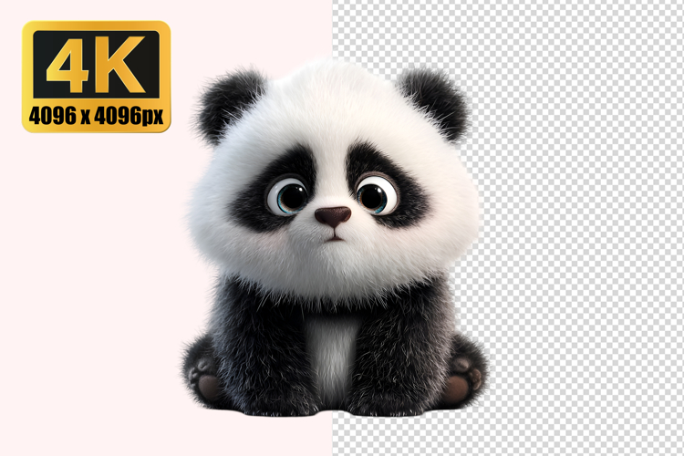 Baby Panda Transparent PNG
