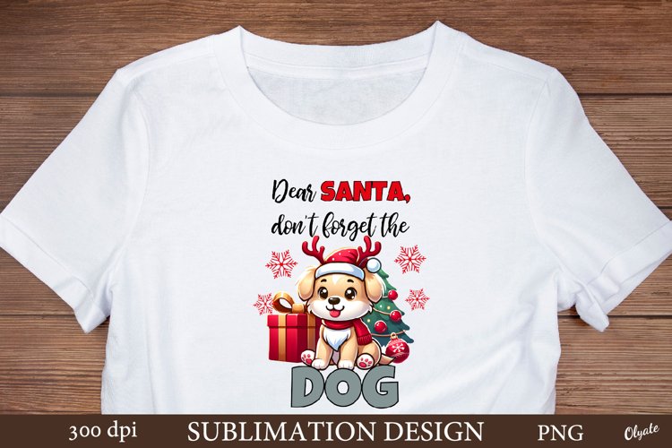 Christmas Dog Clipart Image 7