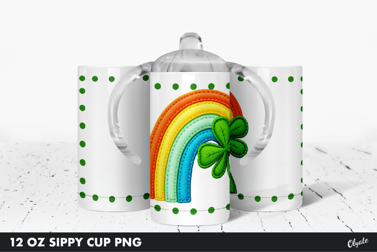 Sippy Cup Sublimation. St Patrick’s Day Baby Tumbler PNG