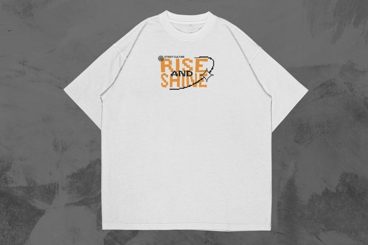 Rise and Shine Urban Logo T-shirt Design
