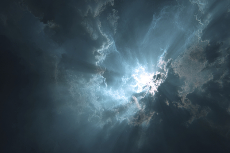 Stormy Clouds Background