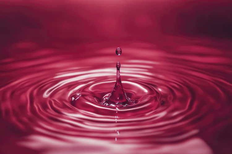 Pink Water Droplet Background Wallpaper