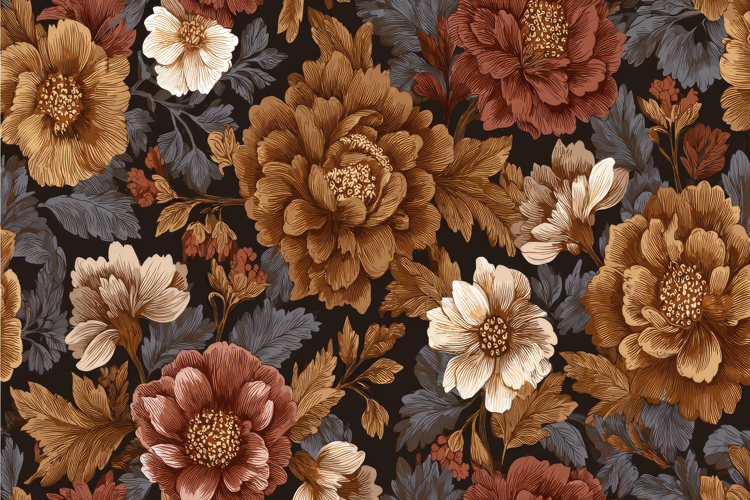 Flowers Pattern Background
