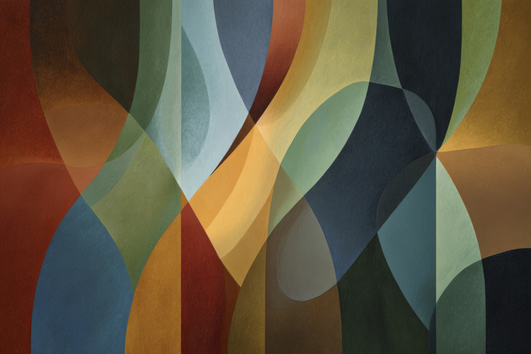 Abstract Curves Layers Background Wallpaper