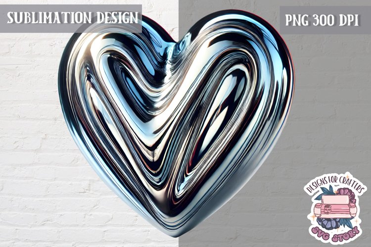 Valentine Heart Symbol Love Sublimation Design PNG Heart