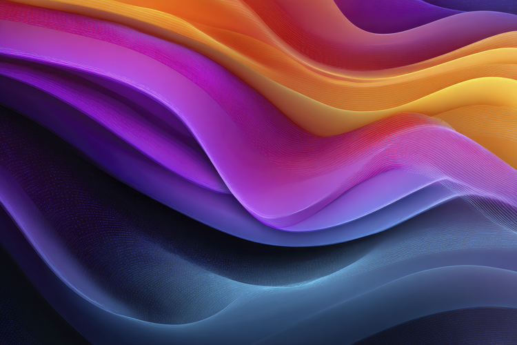 Abstract Colorful Flow Background Wallpaper