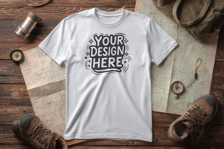 T-Shirt Mockup Coffee Mug PSD JPG