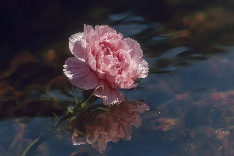 Pink flower clipart Image 2
