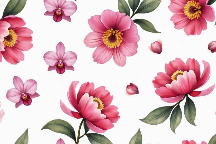 Pink Flower Background