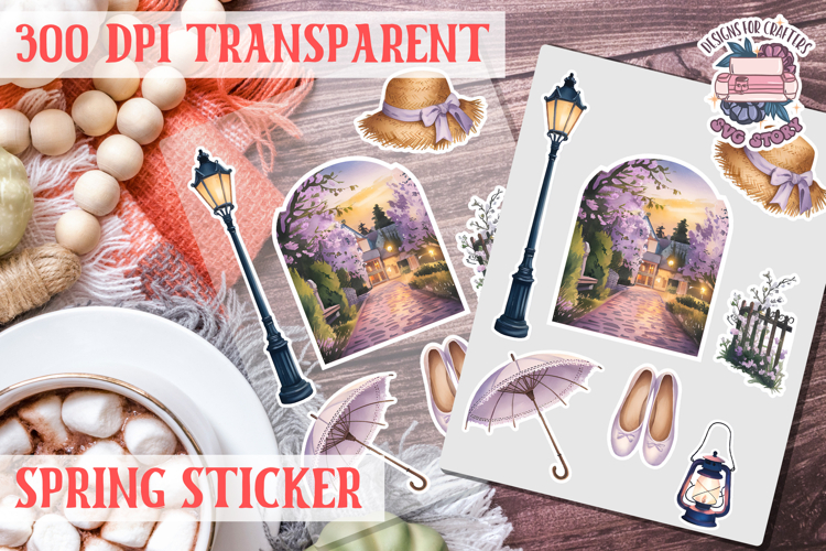Spring sticker Cute vintage flowers Love PNG Funny