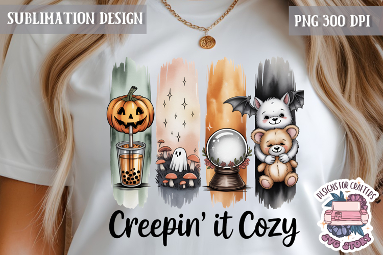 Halloween Watercolor Brushstrokes PNG Funny Ghost Design