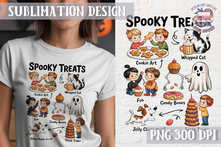 Cute Halloween Clipart PNG Sublimation Cozy Ideas Tshirt