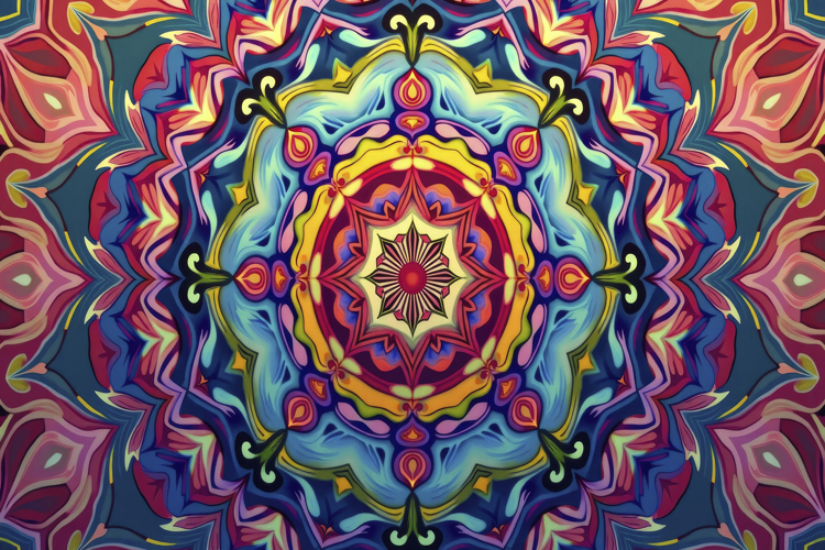 Colorful Mandala Background Wallpaper