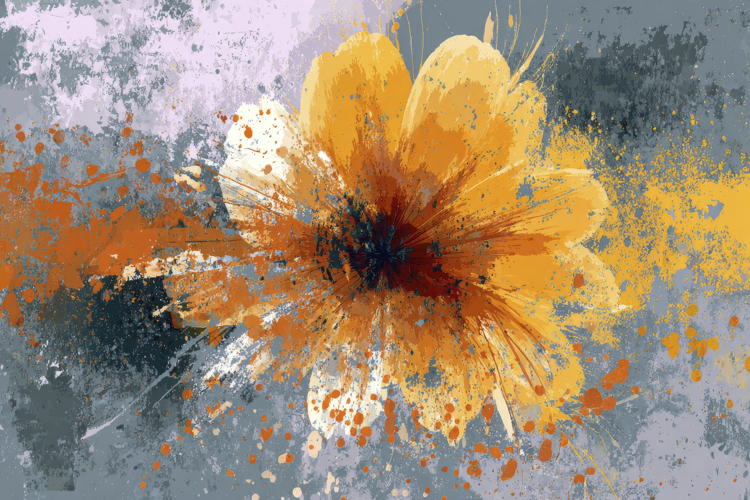 Watercolor Flower Art Background Wallpaper example image 1