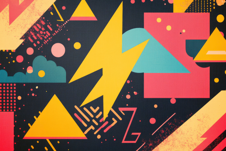 Memphis Pattern Background Wallpaper