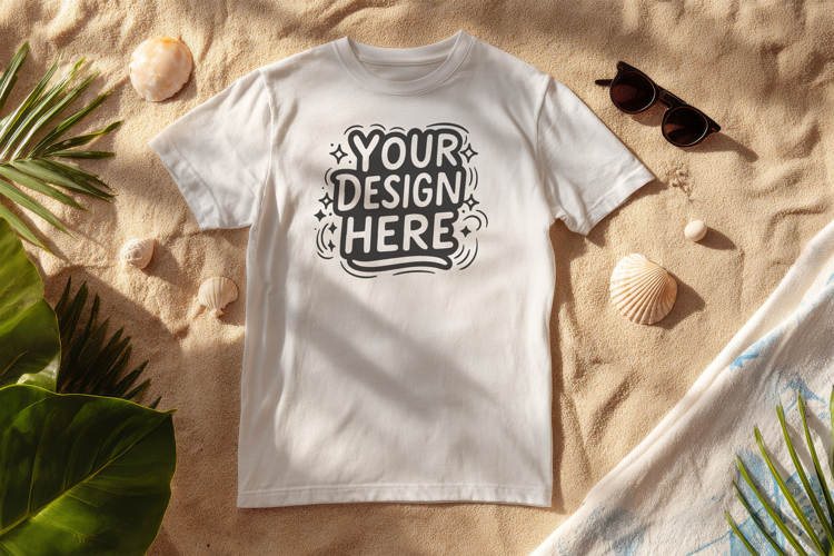T-Shirt Mockup Pumpkin Cozy PSD JPG