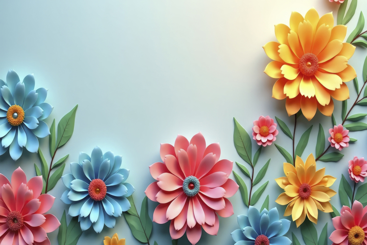 Flowers Texture Image 9