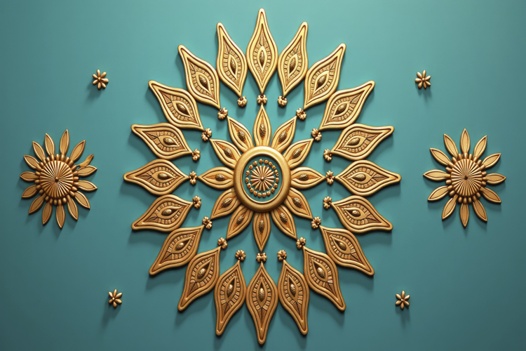 Ornate Mandala Background Wallpaper