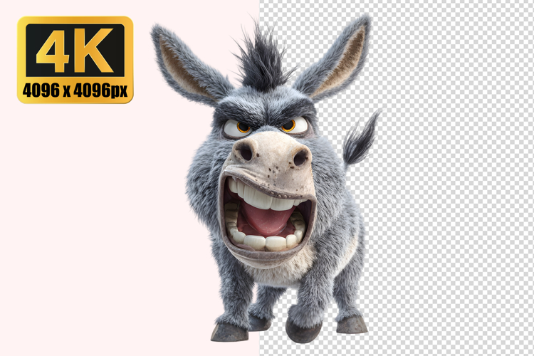 Angry Donkey Transparent PNG