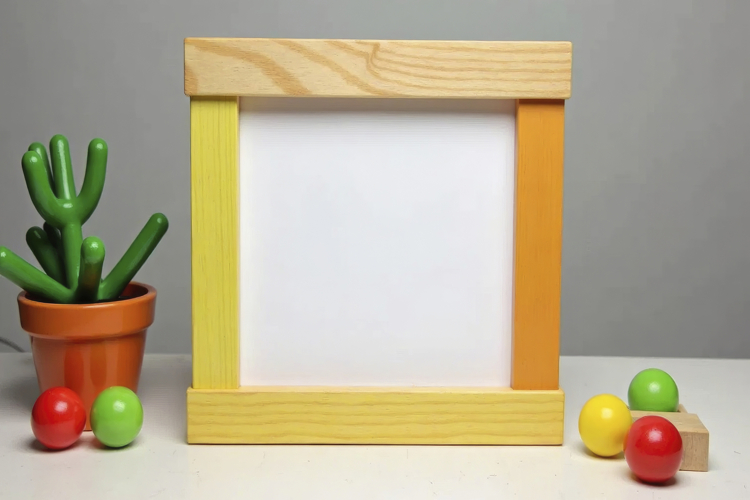Wooden Drawing Board Background