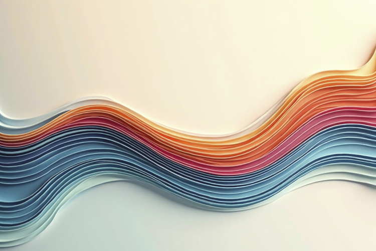 Wavy Lines Art Background Wallpaper