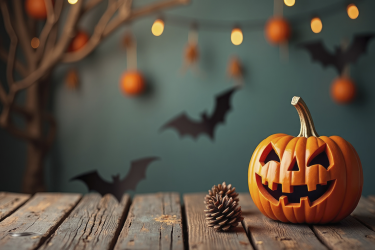 Halloween Decorations Background Wallpaper