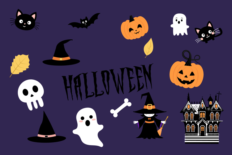 Halloween Clipart PNG SVG Vector