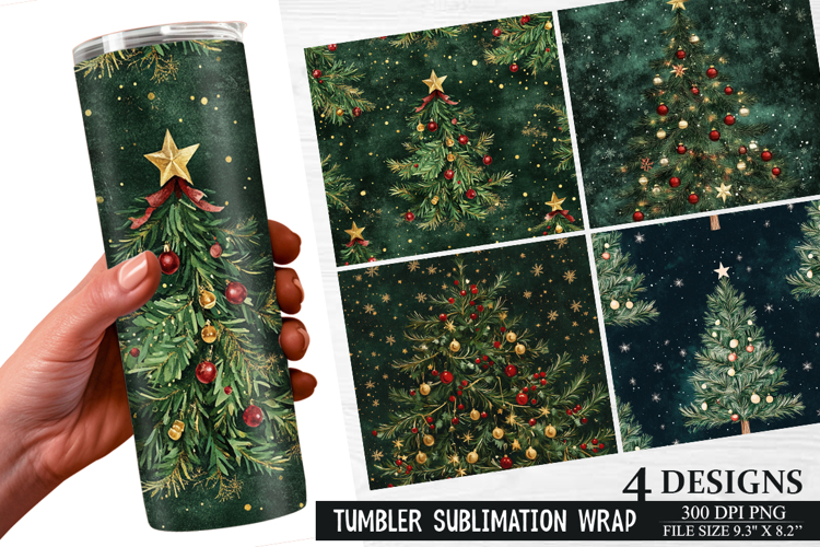 Christmas Tumbler Wrap Image 21