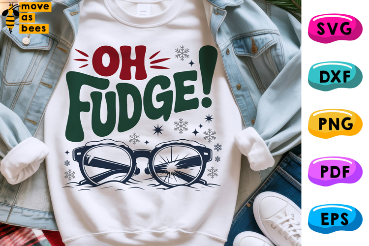 Oh Fudge Svg, Png, A Christmas Story Quote, Saying