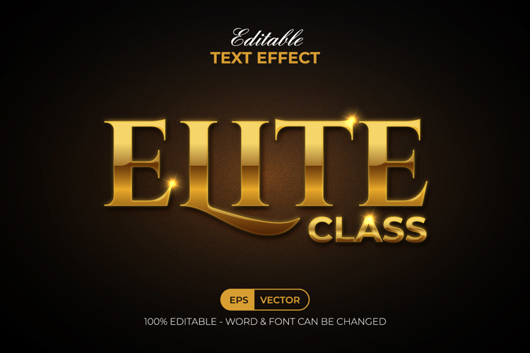 Gold Text Effect Style