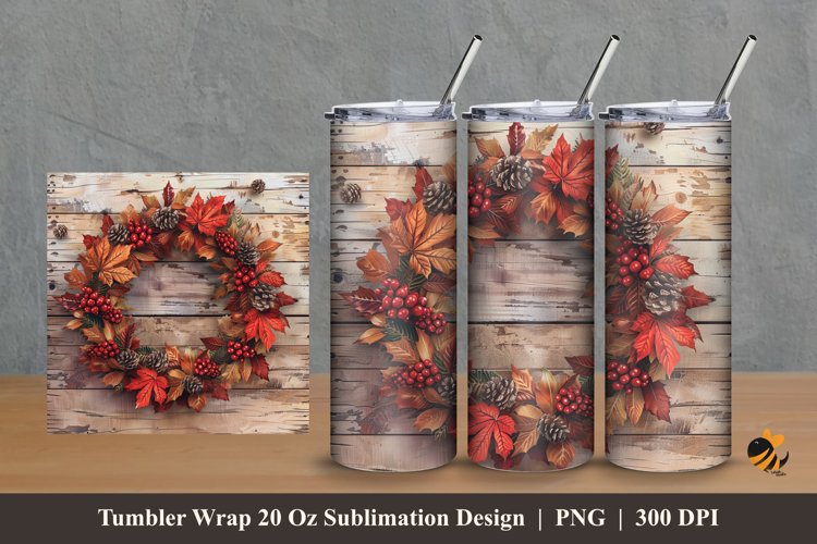 Fall Tumbler Wrap Image 6