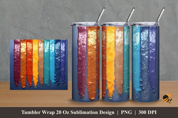 Rainbow Tumbler Wrap Image 16