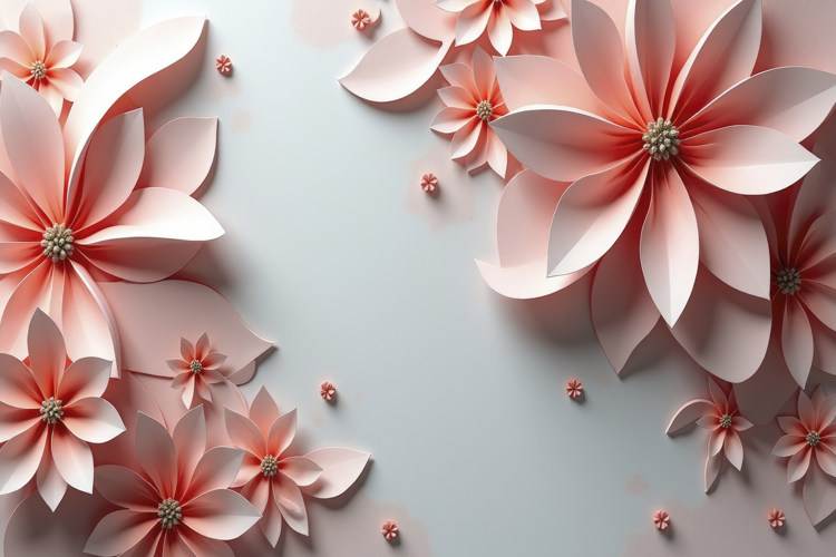 Paper Floral Background