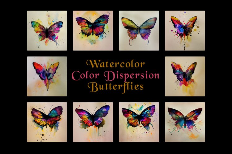 Watercolor Color Splashes JPGs and PNGs