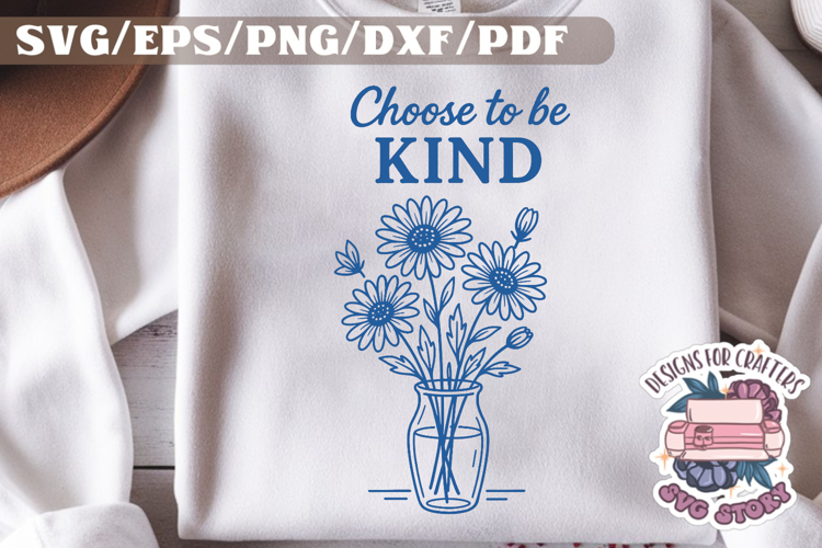Flowers Hand drawn Quote Vintage SVG Motivational Daisy