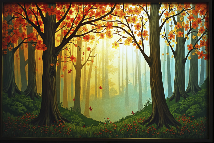 Autumn Forest Background