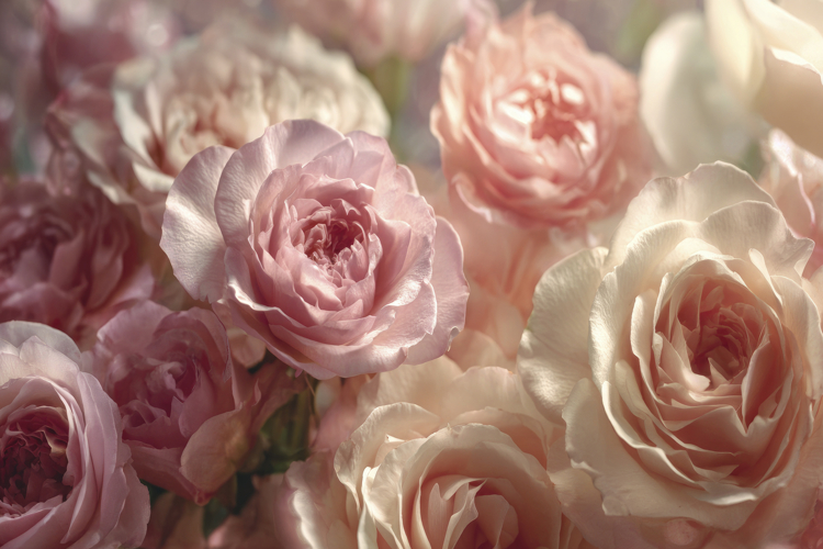 Pink Roses Background